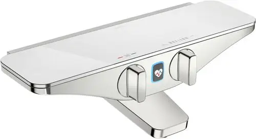 HANSA Wafü/Brausebatterie HANSAEMOTION Wellfit 5864 6V Ausladung 137mm Chrom/Weiss DN15, 5864217282, Artikel in Kategorie